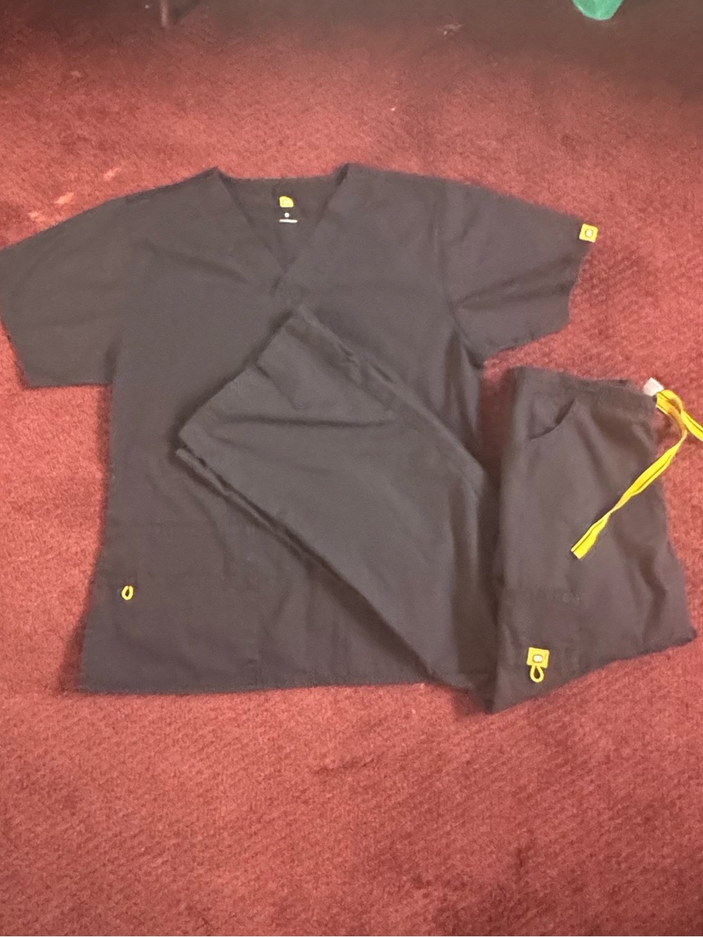 WONDERWINK BLACK SCRUB SET